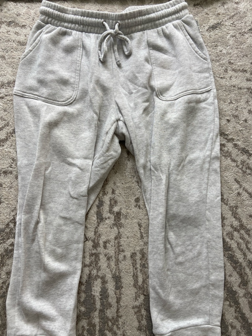 Rae Dunn Light Gray Sweatshirt with Black "WEEKEND." Print - Picture 5 of 6